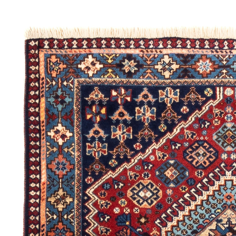 Tapis de couloir Tapis persan - Nomadic - 218 x 76 cm - rouge foncé