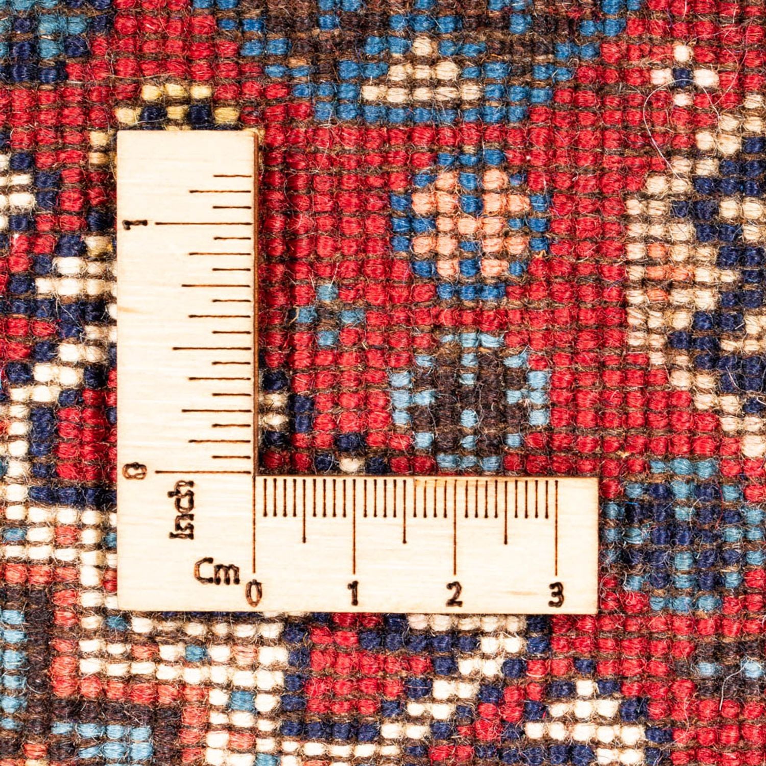 Tapis de couloir Tapis persan - Nomadic - 218 x 76 cm - rouge foncé