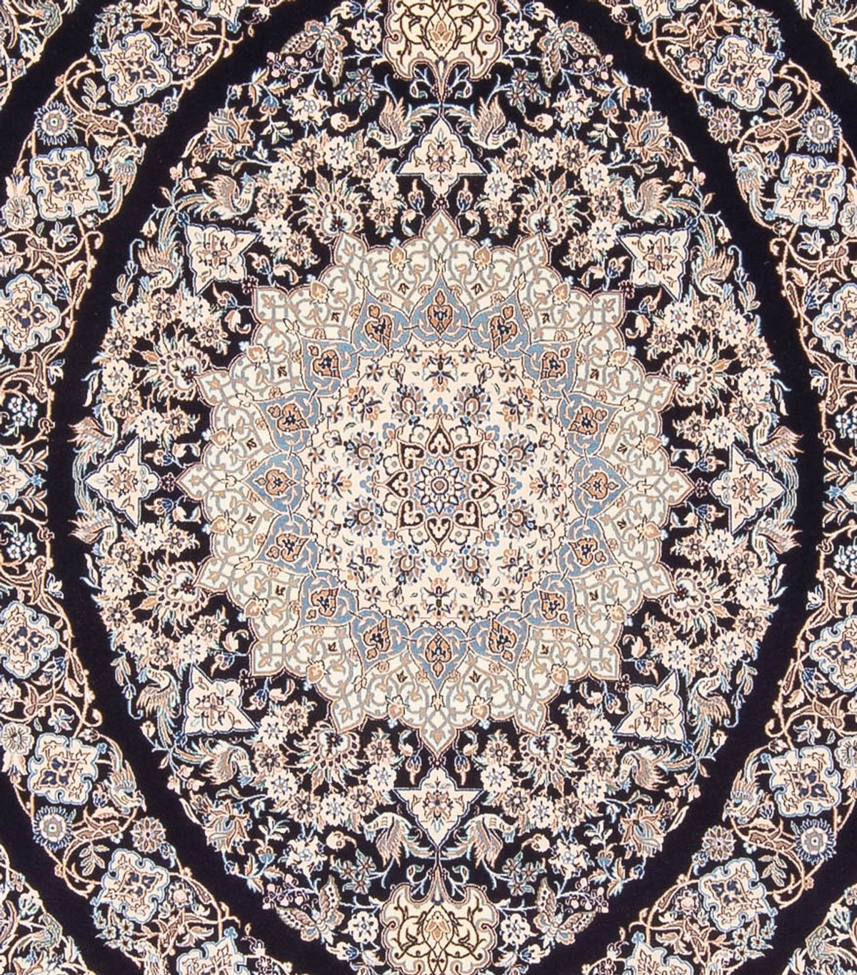 Tapis persan - Nain - 360 x 260 cm - marron clair