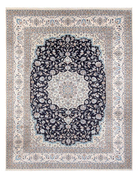 Tapis persan - Nain - 398 x 302 cm - bleu foncé