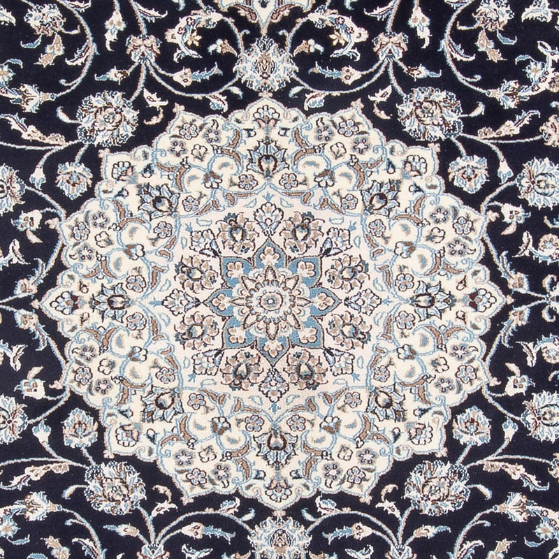 Tapis persan - Nain - 398 x 302 cm - bleu foncé