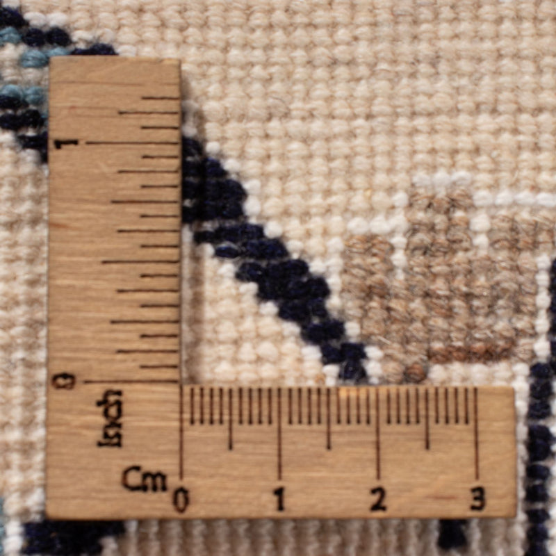 Tapis persan - Nain - 398 x 302 cm - bleu foncé