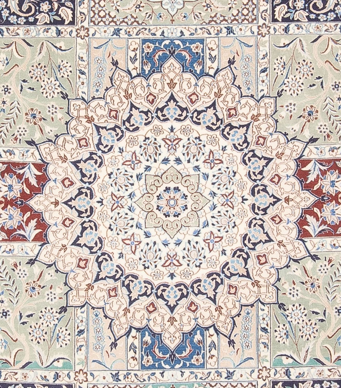 Tapis persan - Nain - 313 x 220 cm - crème