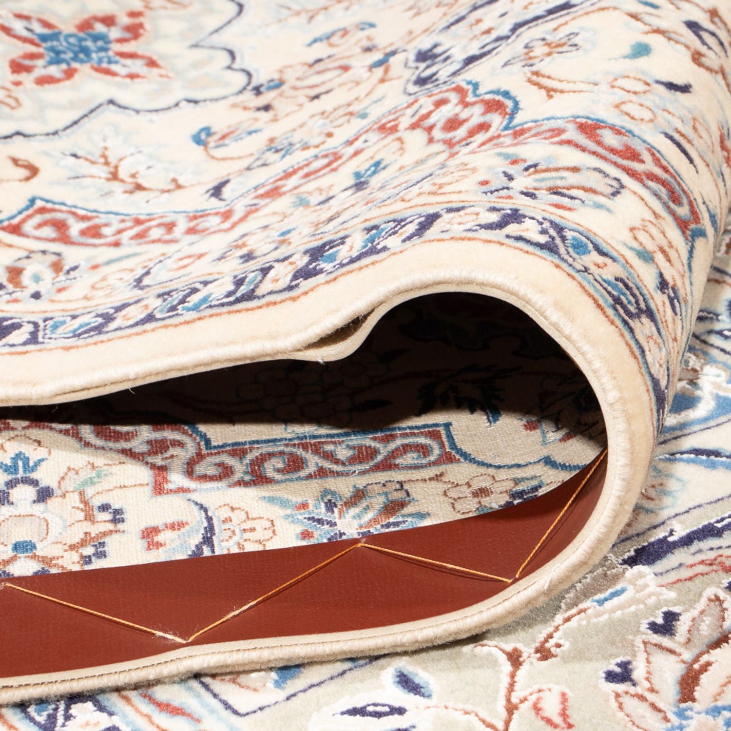 Tapis persan - Nain - 313 x 220 cm - crème