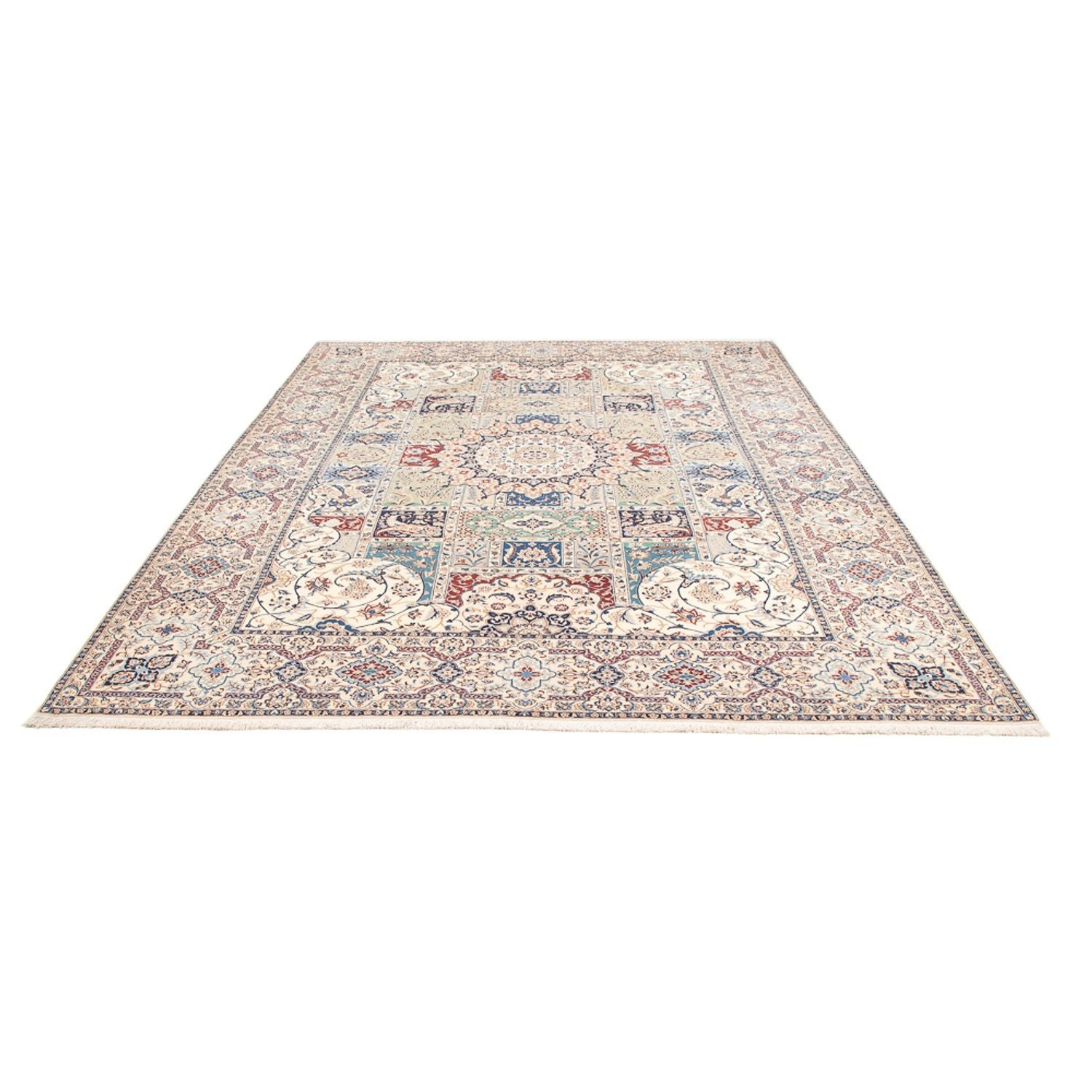Tapis persan - Nain - 313 x 220 cm - crème