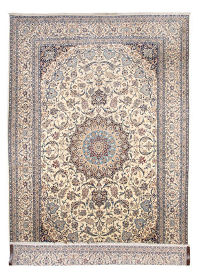 Tapis persan - Nain - 460 x 305 cm - beige clair