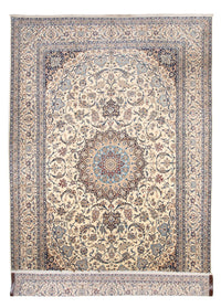 Tapis persan - Nain - 460 x 305 cm - beige clair
