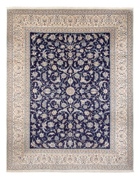 Tapis persan - Nain - 390 x 295 cm - bleu foncé