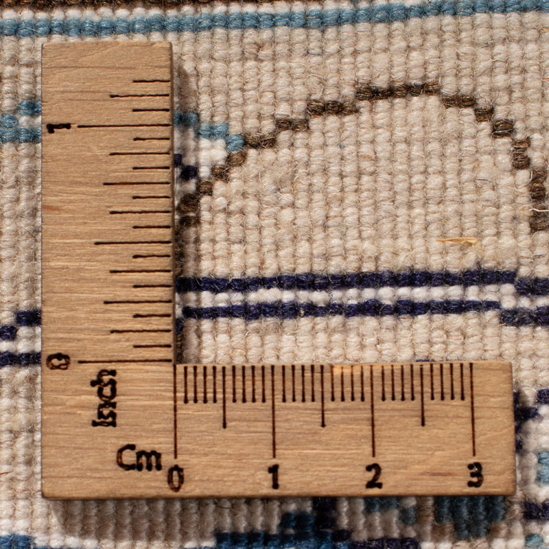 Tapis persan - Nain - 390 x 295 cm - bleu foncé