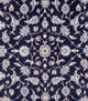Tapis persan - Nain - 354 x 247 cm - bleu foncé