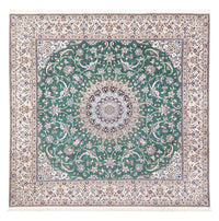 Tapis persan - Nain - 264 x 248 cm - vert
