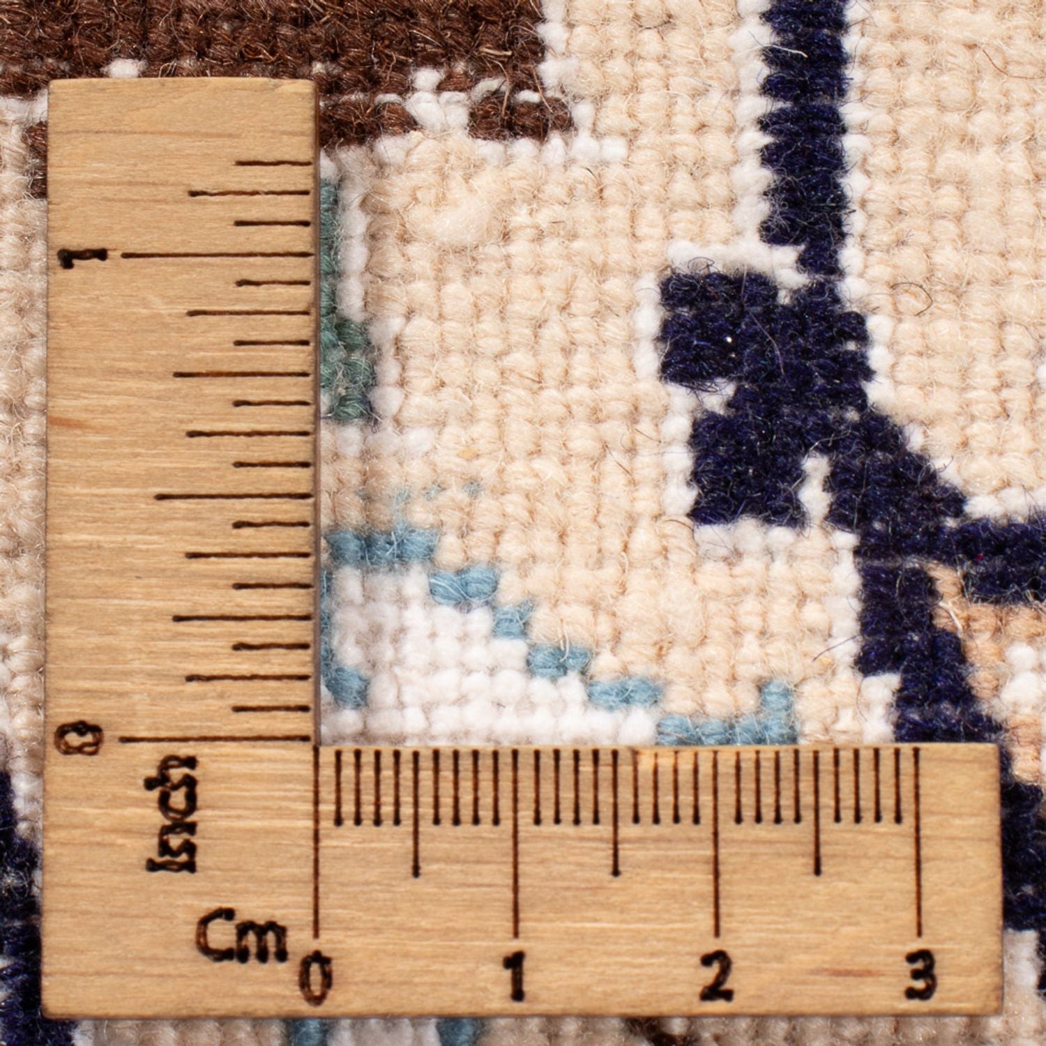 Tapis persan - Nain - 264 x 248 cm - vert