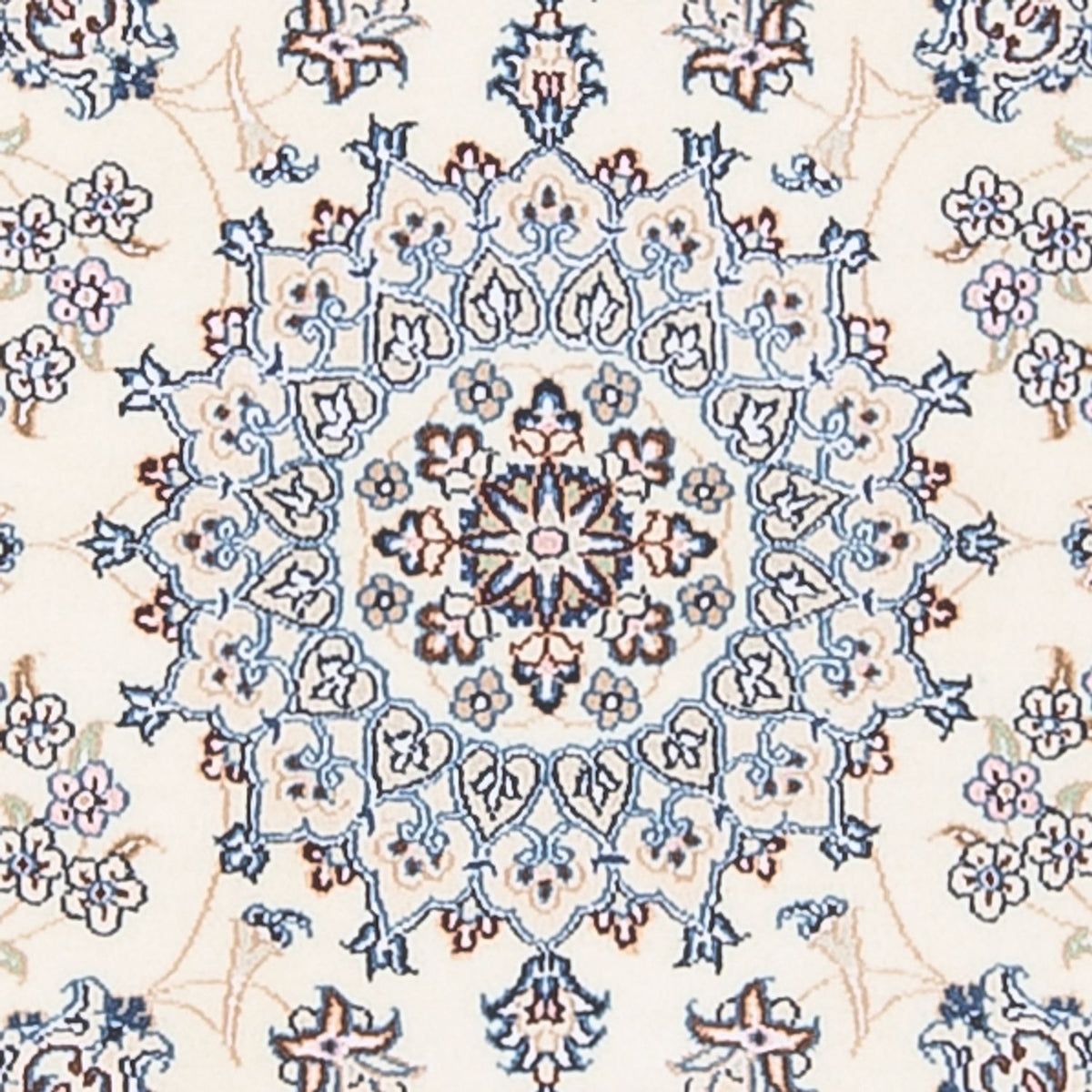 Tapis persan - Nain - Premium - 128 x 82 cm - crème