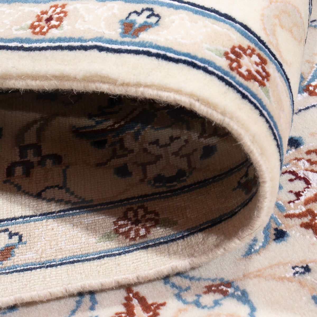 Tapis persan - Nain - Premium - 128 x 82 cm - crème