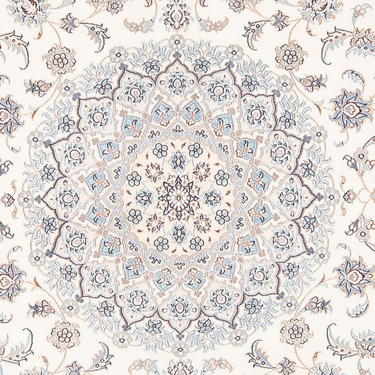 Tapis persan - Nain - Premium - 208 x 150 cm - crème