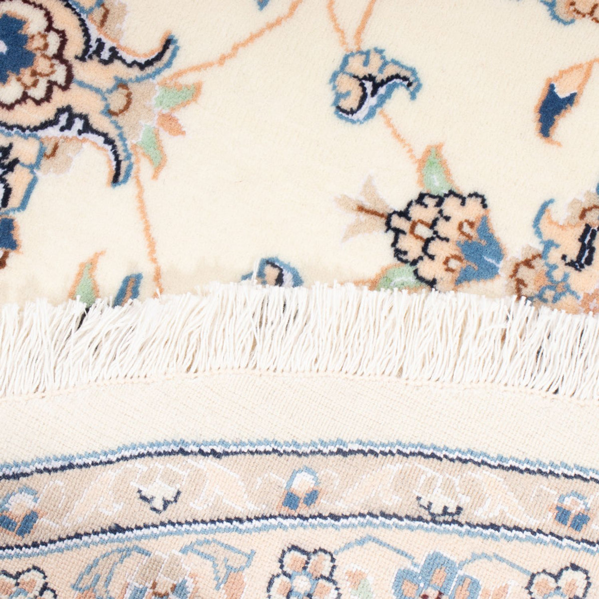 Tapis persan - Nain - Premium - 240 x 165 cm - crème