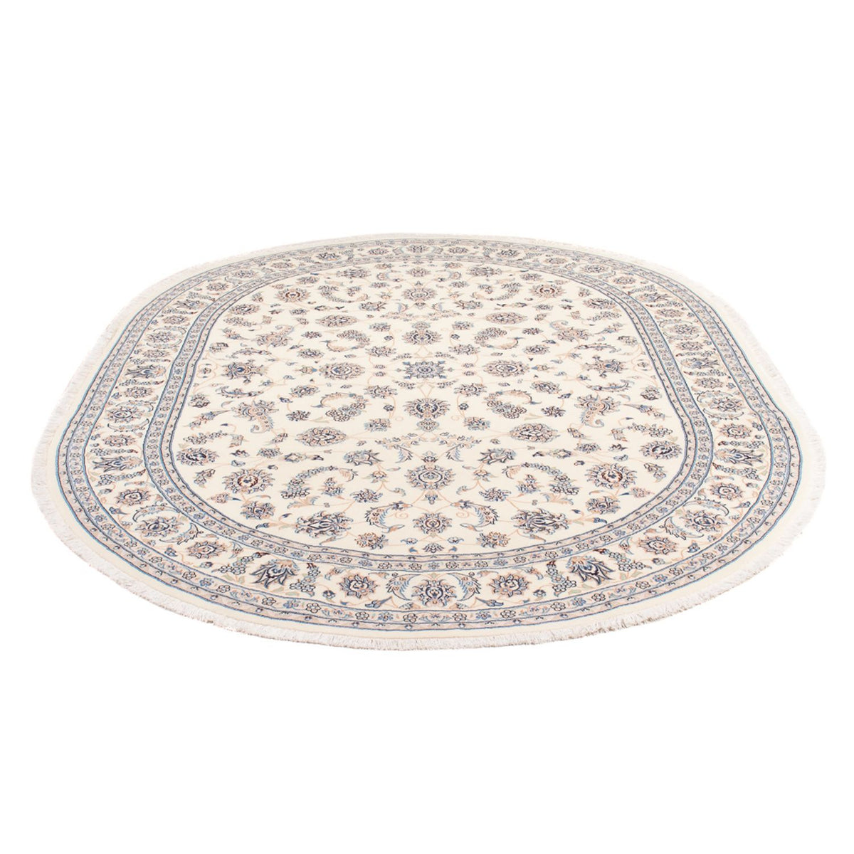 Tapis persan - Nain - Premium - 240 x 165 cm - crème