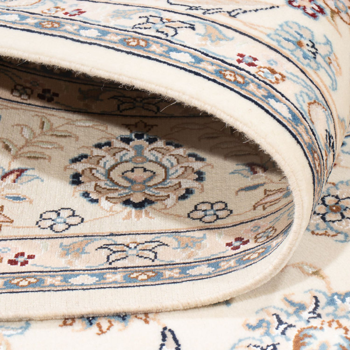 Tapis persan - Nain - Premium - 206 x 150 cm - crème