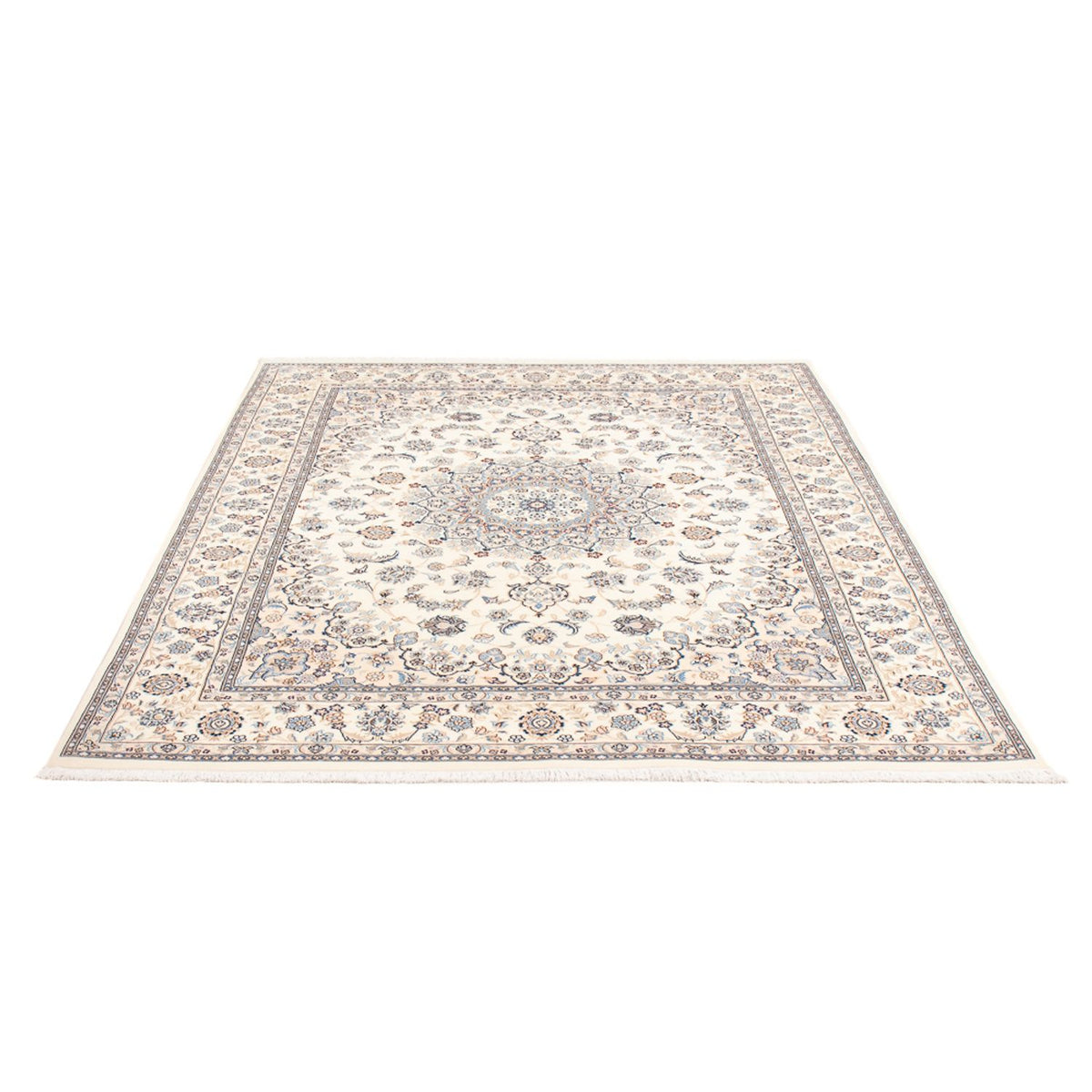Tapis persan - Nain - Premium - 206 x 150 cm - crème