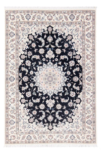 Tapis persan - Nain - Premium - 164 x 108 cm - bleu foncé