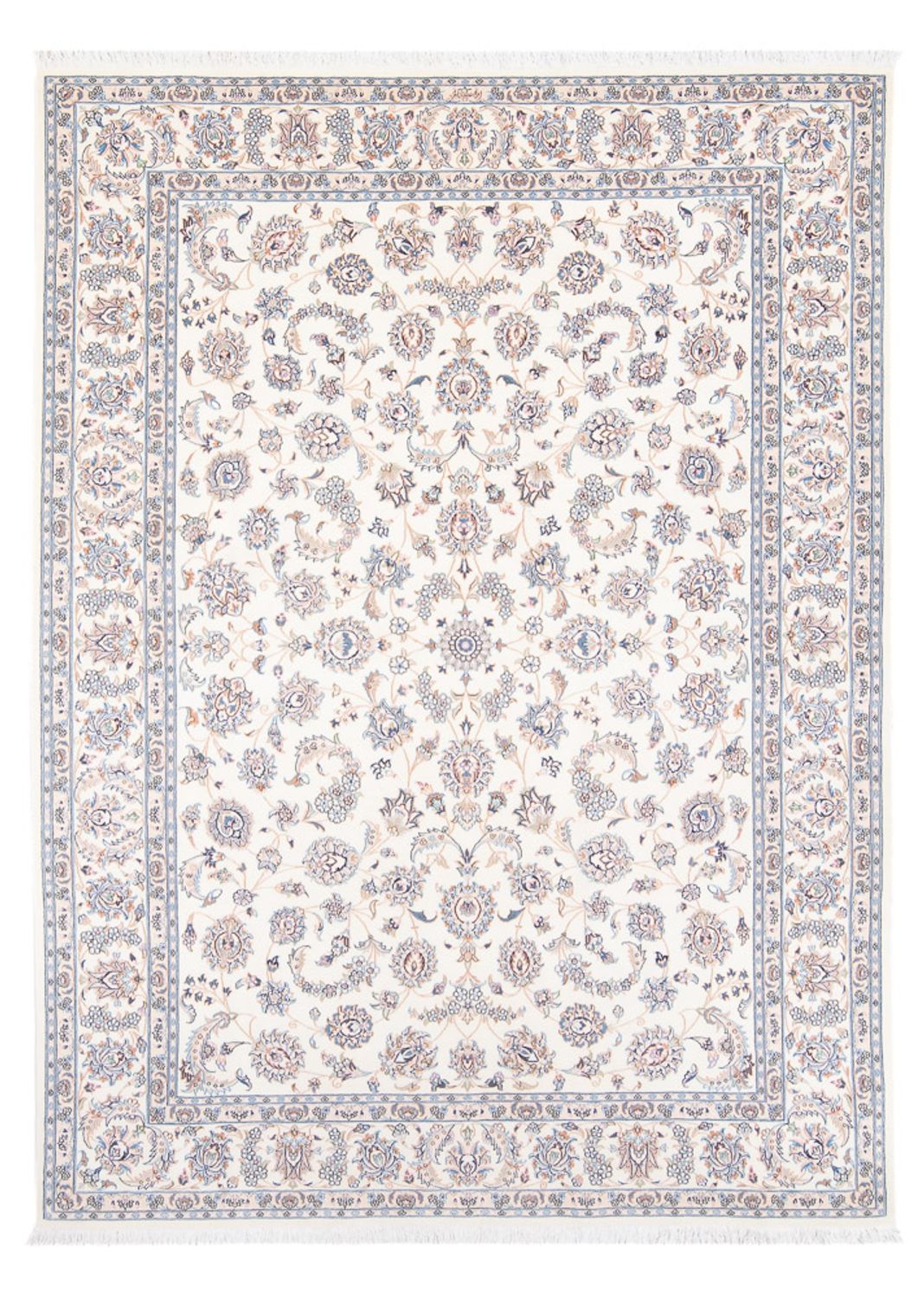 Tapis persan - Nain - Premium - 238 x 169 cm - crème