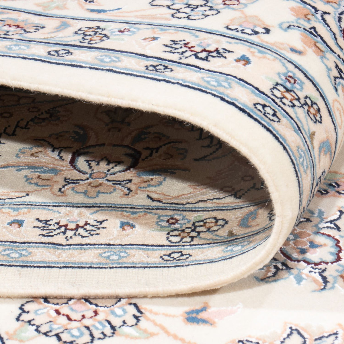 Tapis persan - Nain - Premium - 238 x 169 cm - crème