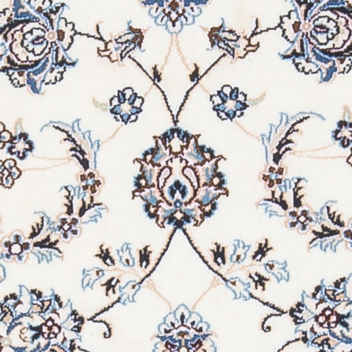 Tapis persan - Nain - Premium - 101 x 71 cm - crème