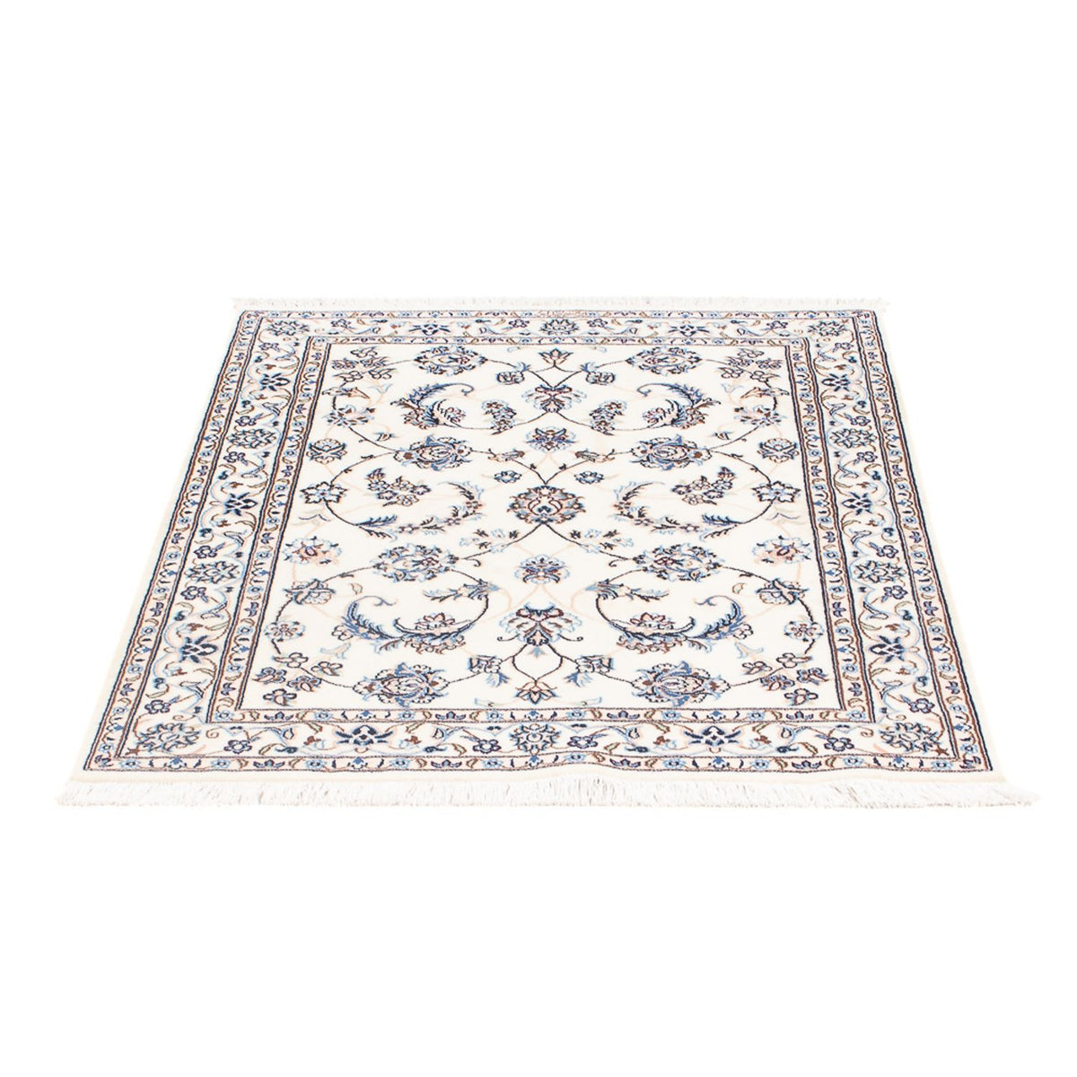 Tapis persan - Nain - Premium - 101 x 71 cm - crème