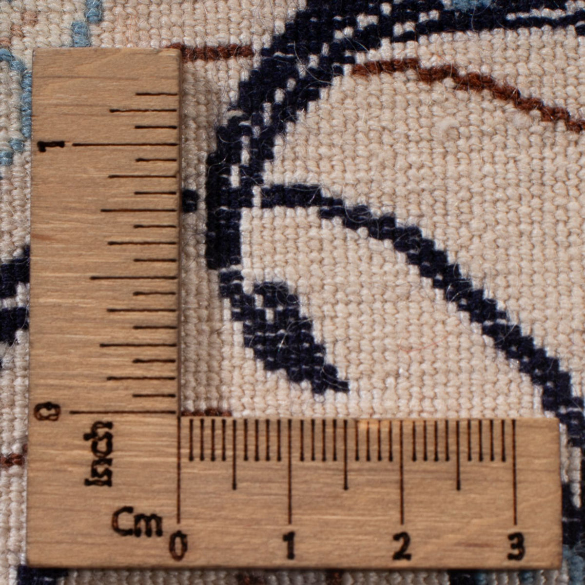 Tapis persan - Nain - Premium - 273 x 184 cm - bleu foncé