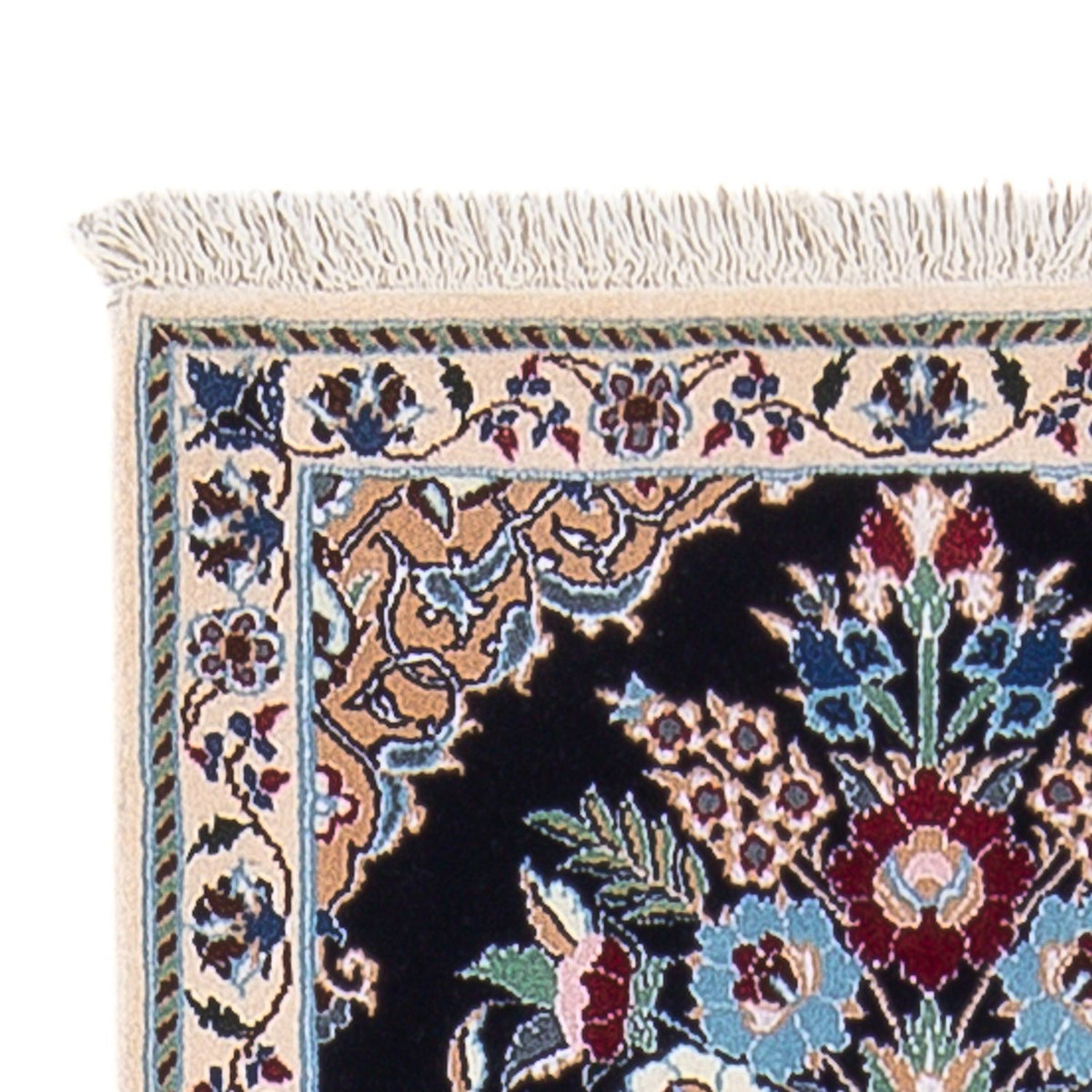 Tapis de couloir Tapis persan - Nain - Premium - 228 x 48 cm - bleu foncé