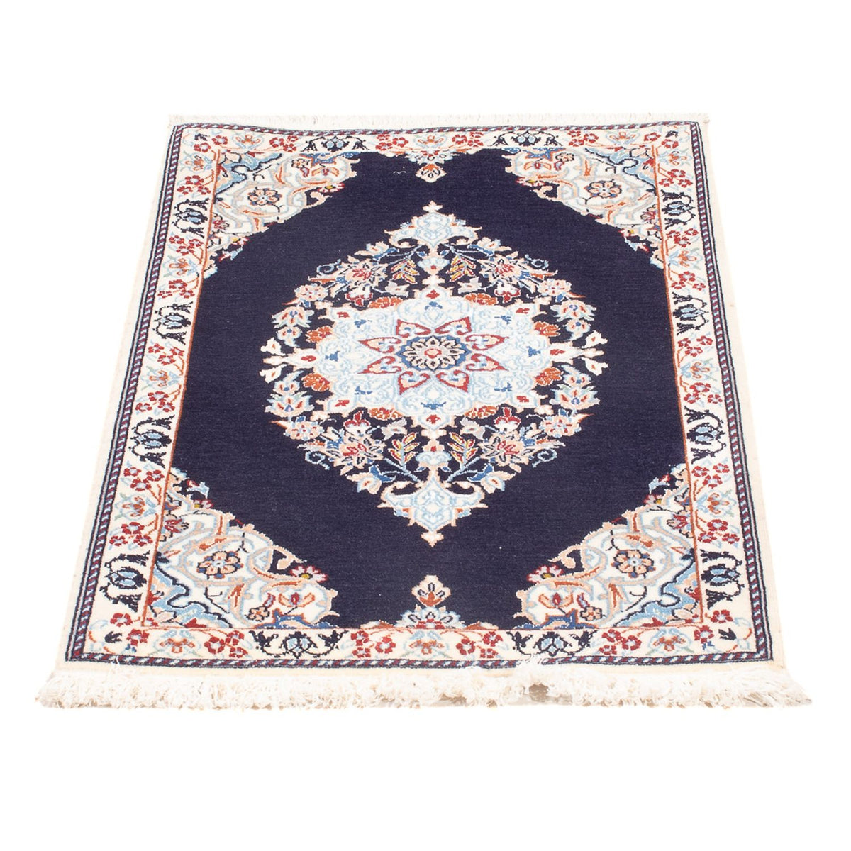 Tapis persan - Nain - Premium - 75 x 50 cm - bleu clair