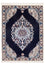 Tapis persan - Nain - Premium - 75 x 50 cm - bleu clair