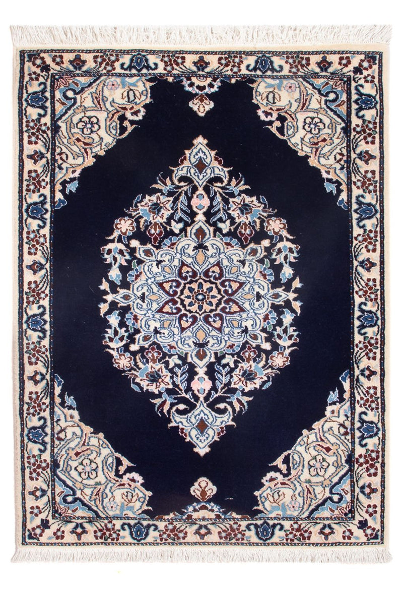 Tapis persan - Nain - Premium - 75 x 50 cm - bleu clair
