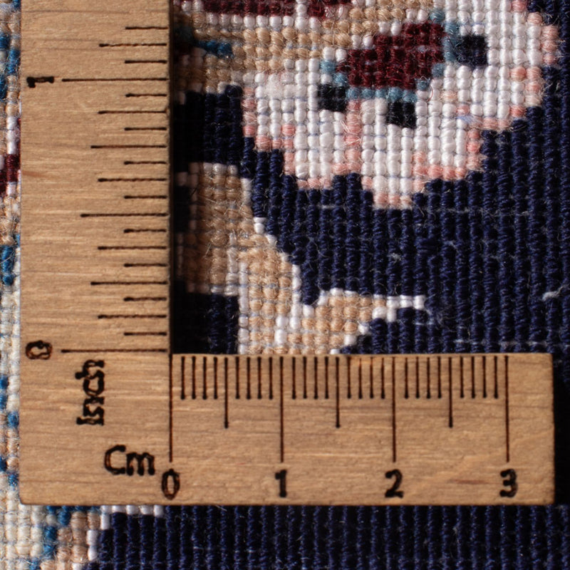 Tapis persan - Nain - Premium - 75 x 50 cm - bleu clair