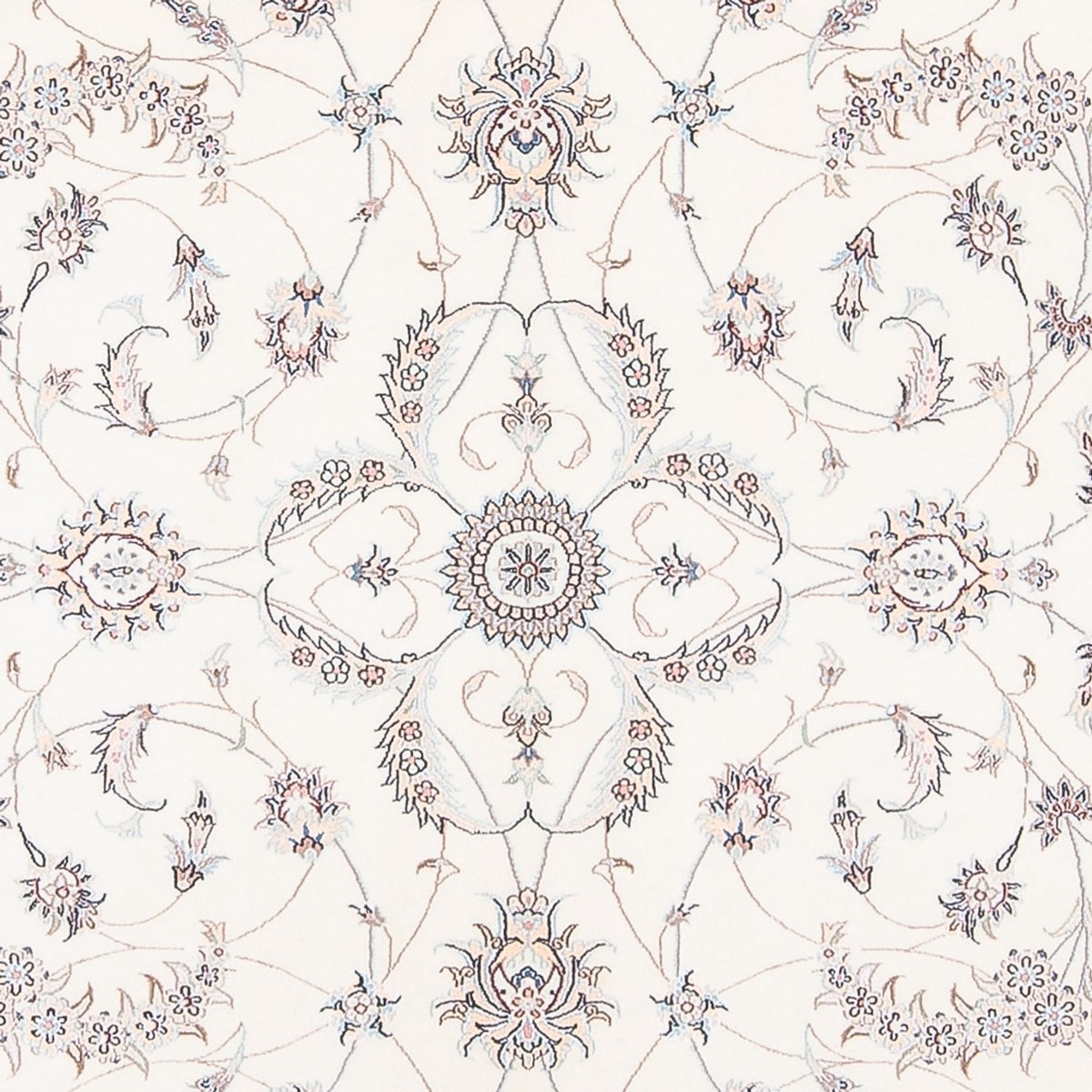 Tapis persan - Nain - Premium - 314 x 201 cm - crème