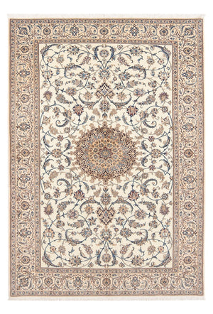 Tapis persan - Nain - Premium - 203 x 127 cm - beige clair