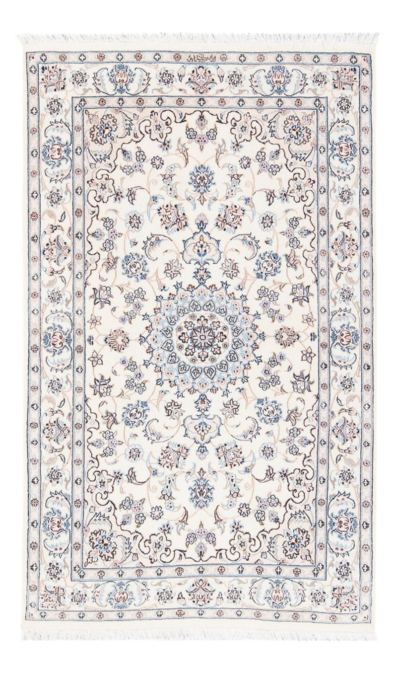 Tapis persan - Nain - Premium - 133 x 81 cm - crème