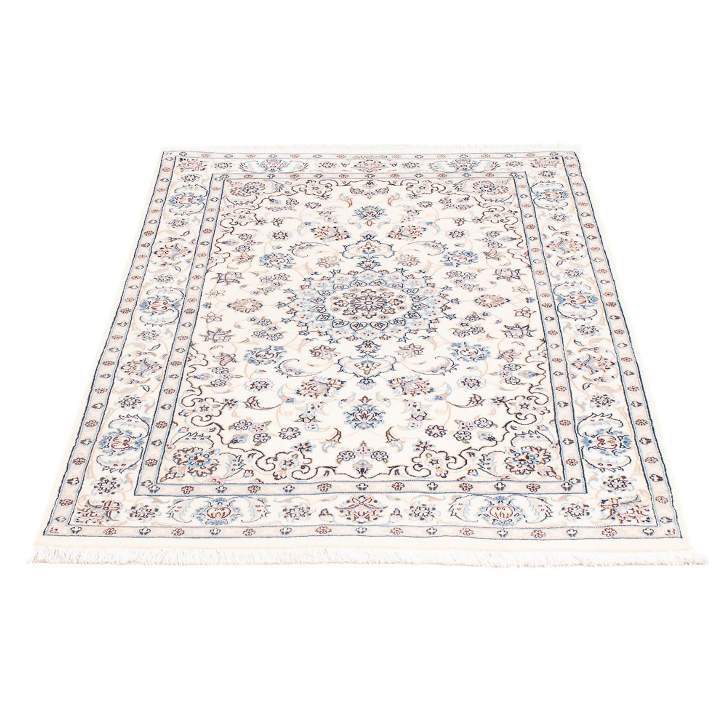 Tapis persan - Nain - Premium - 133 x 81 cm - crème