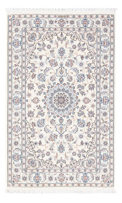 Tapis persan - Nain - Premium - 132 x 80 cm - crème