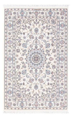 Tapis persan - Nain - Premium - 132 x 80 cm - crème