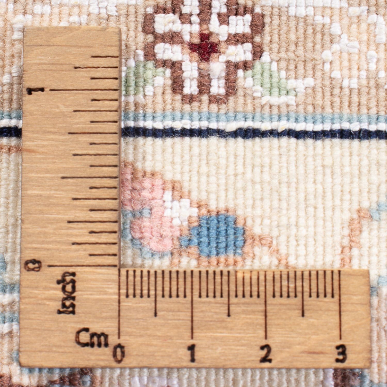 Tapis persan - Nain - Premium - 132 x 80 cm - crème