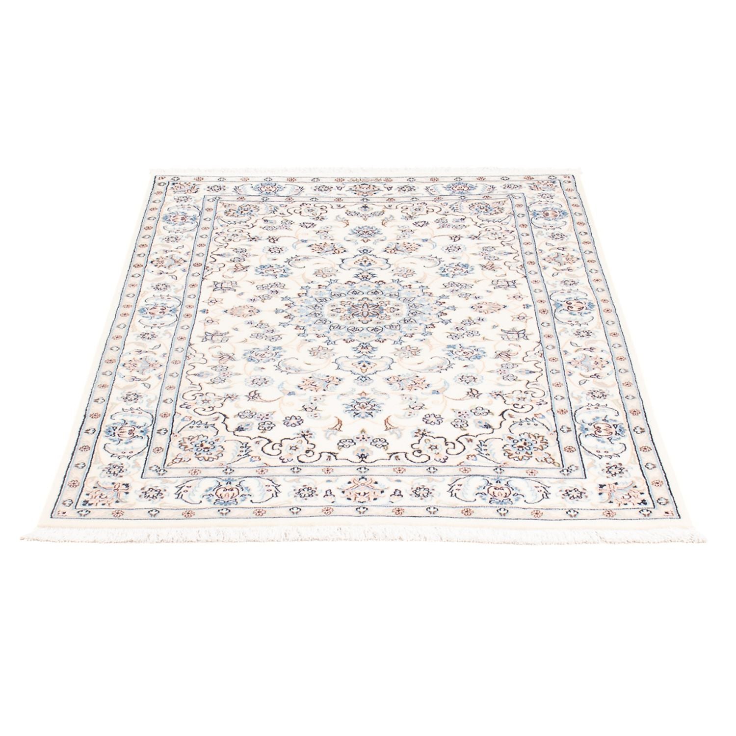 Tapis persan - Nain - Premium - 132 x 81 cm - crème