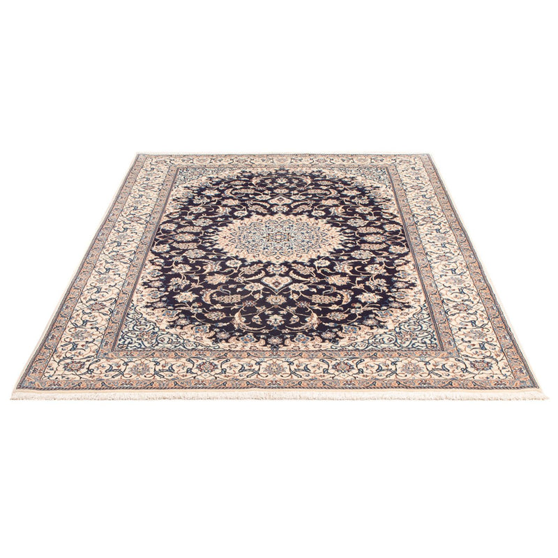 Tapis persan - Nain - Premium - 200 x 130 cm - bleu foncé