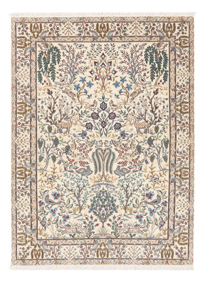 Tapis persan - Nain - Premium - 140 x 100 cm - crème