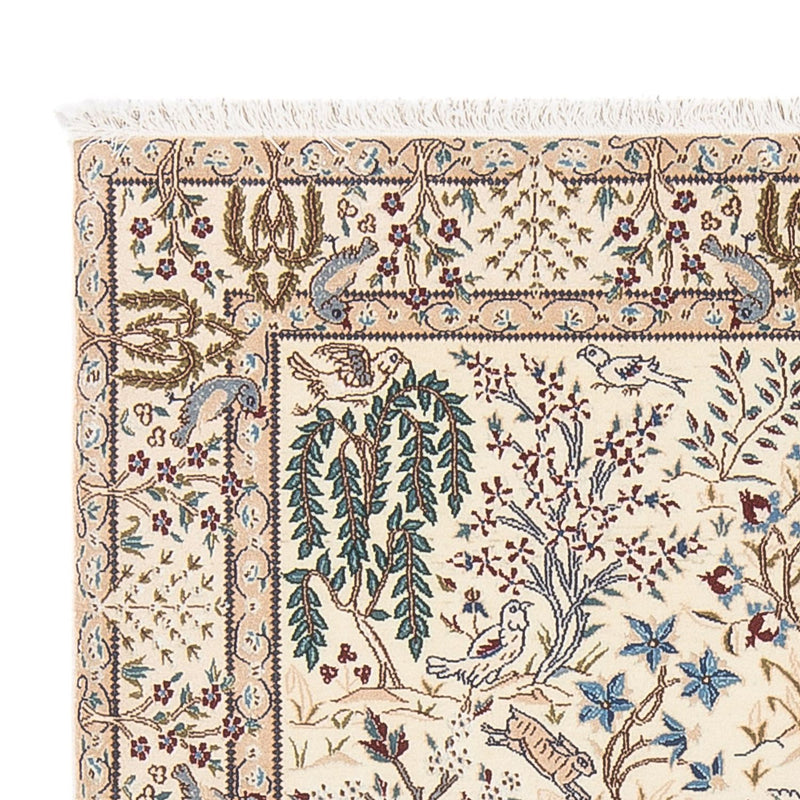 Tapis persan - Nain - Premium - 140 x 100 cm - crème