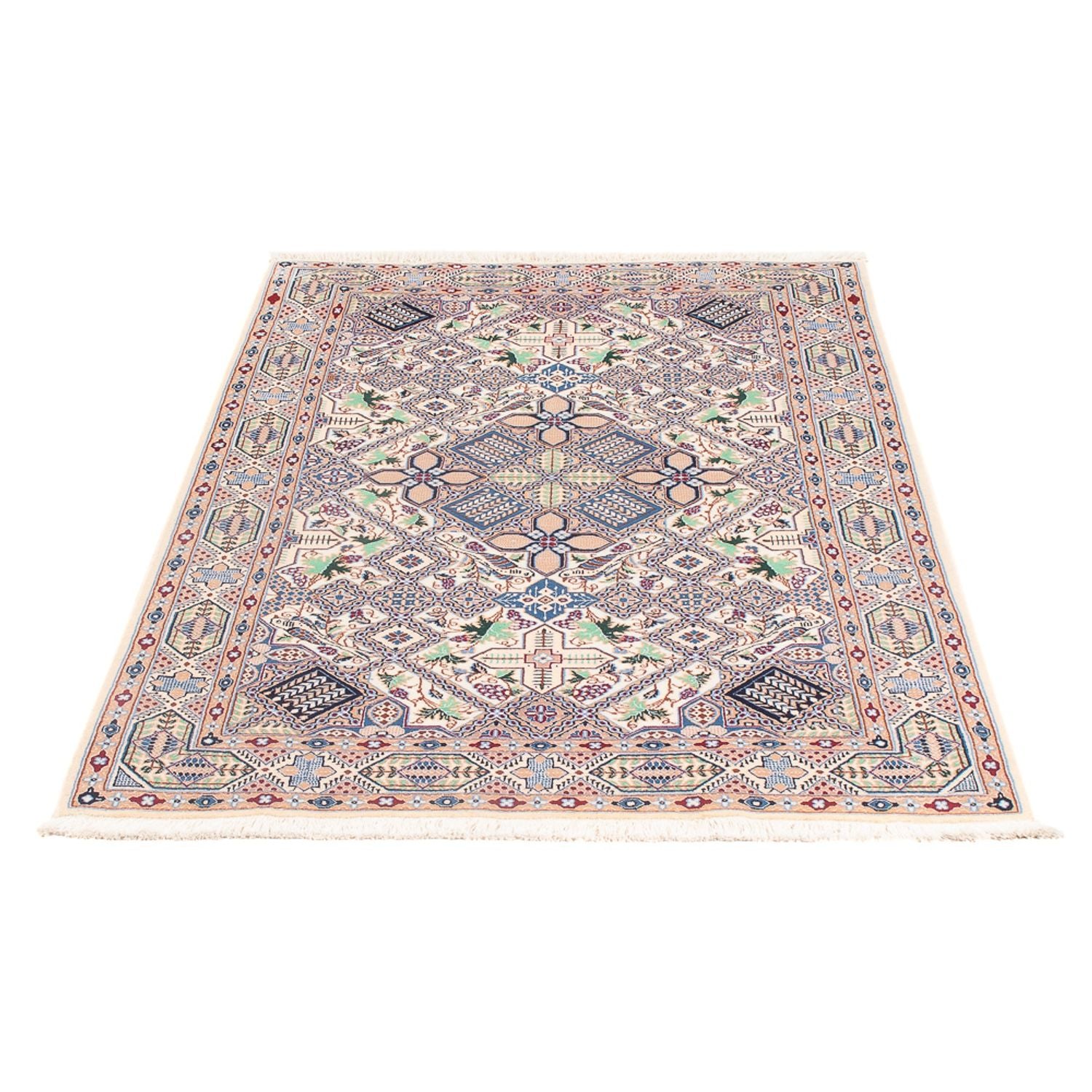 Tapis persan - Nain - Premium - 130 x 87 cm - crème