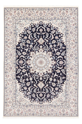 Tapis persan - Nain - Premium - 175 x 128 cm - bleu foncé