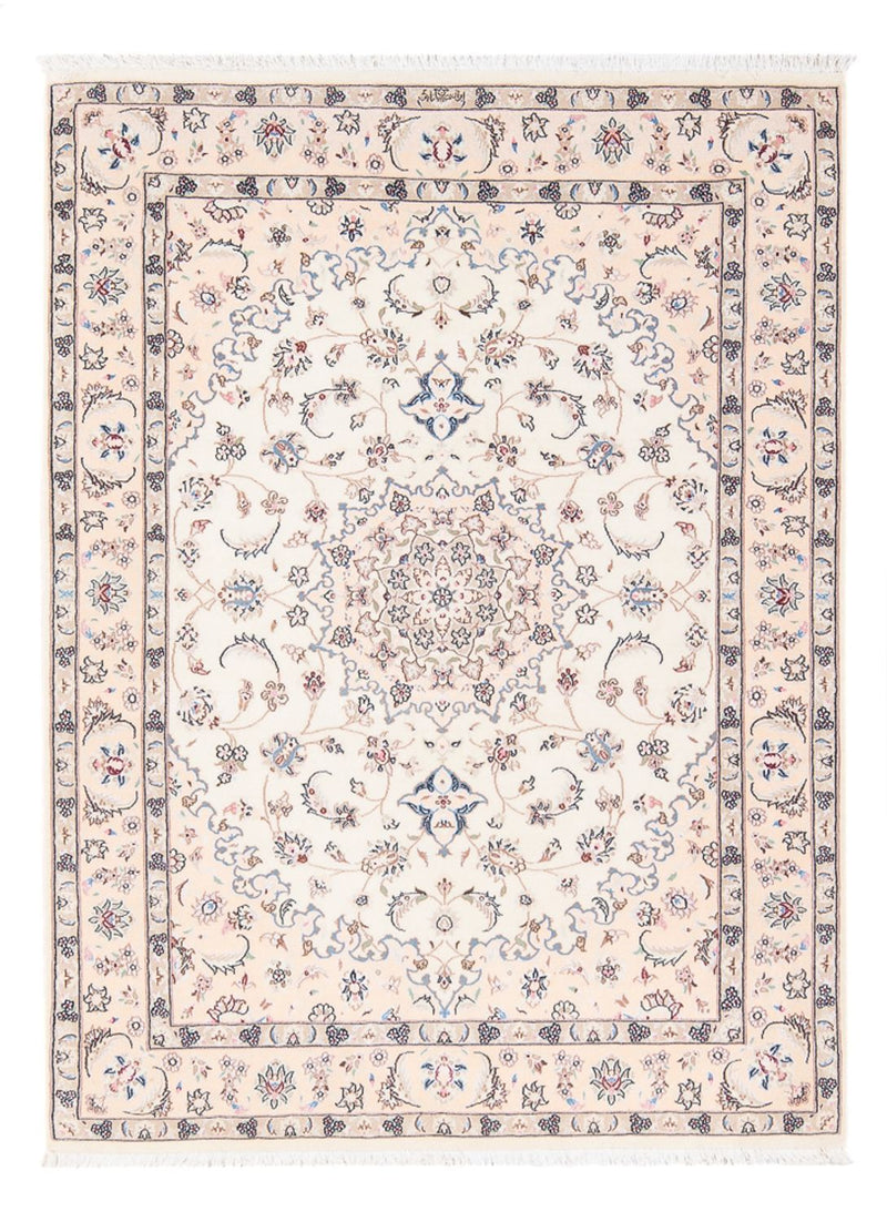 Tapis persan - Nain - Premium - 146 x 100 cm - crème