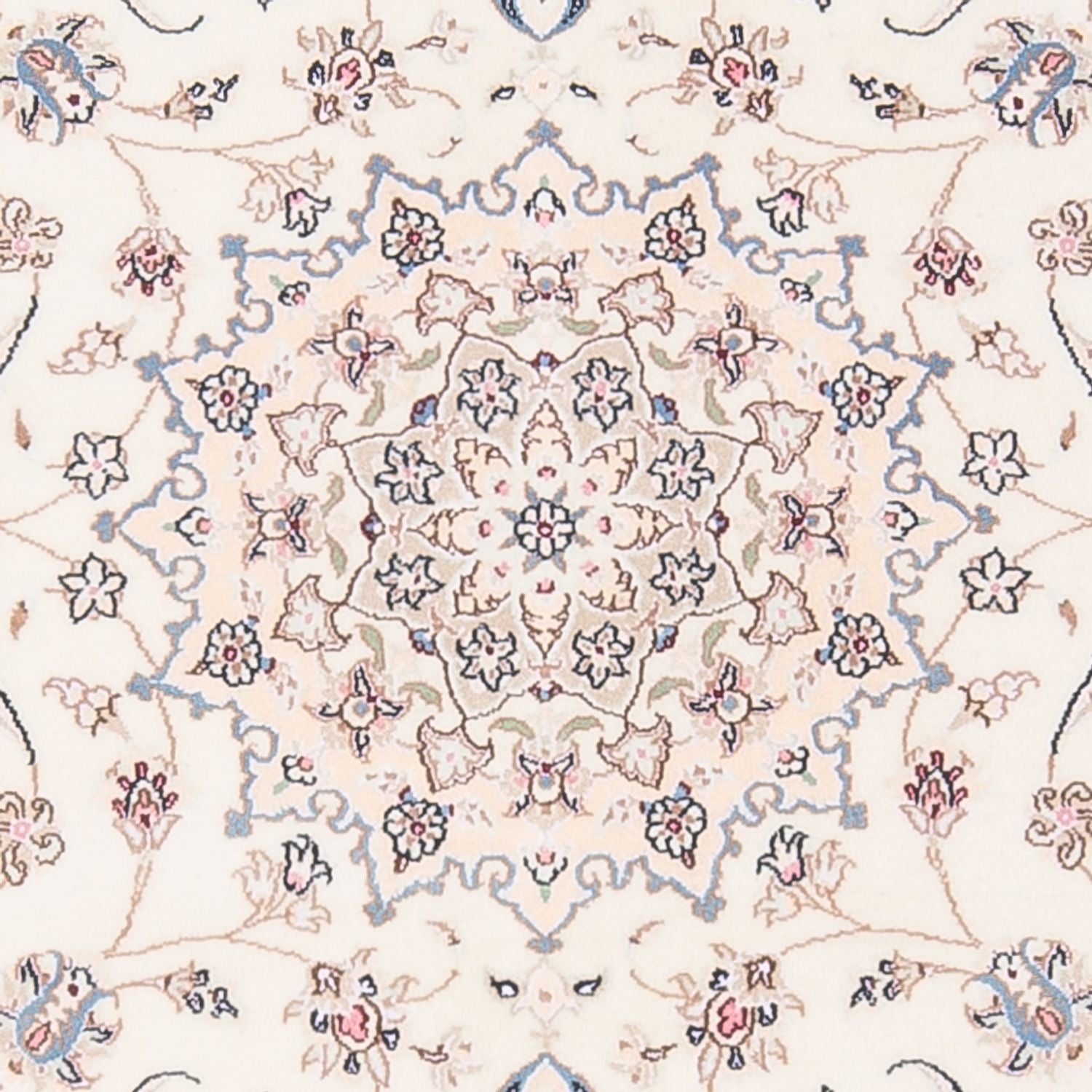 Tapis persan - Nain - Premium - 146 x 100 cm - crème