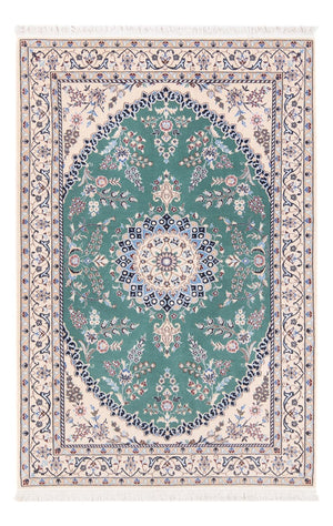 Tapis persan - Nain - Premium - 153 x 100 cm - vert